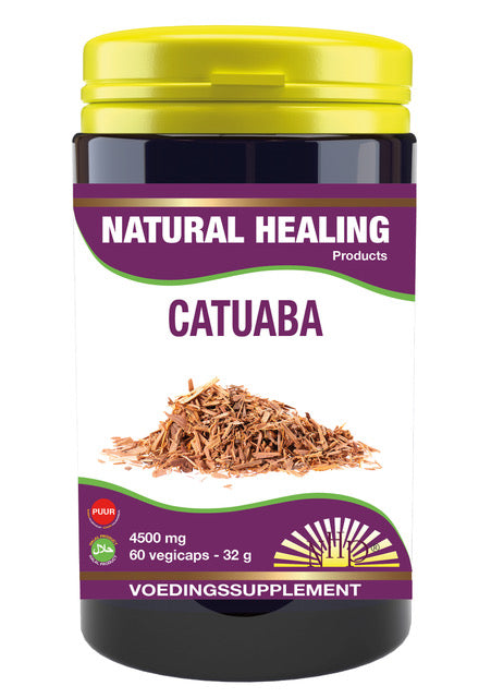 NHP Catuaba 450mg puur 60.00 Vegetarische capsules