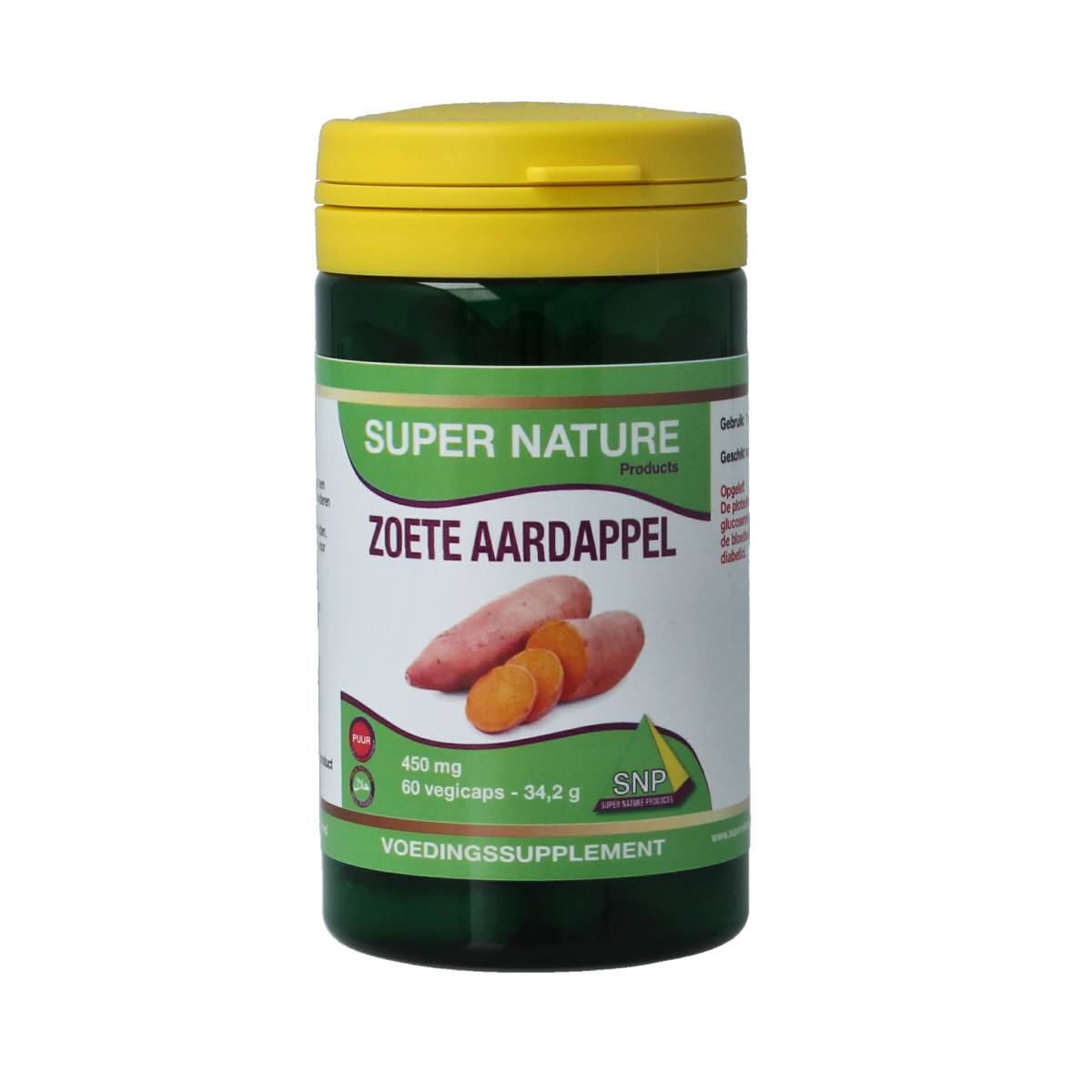 SNP Zoete aardappel puur 60.00 Vegetarische capsules