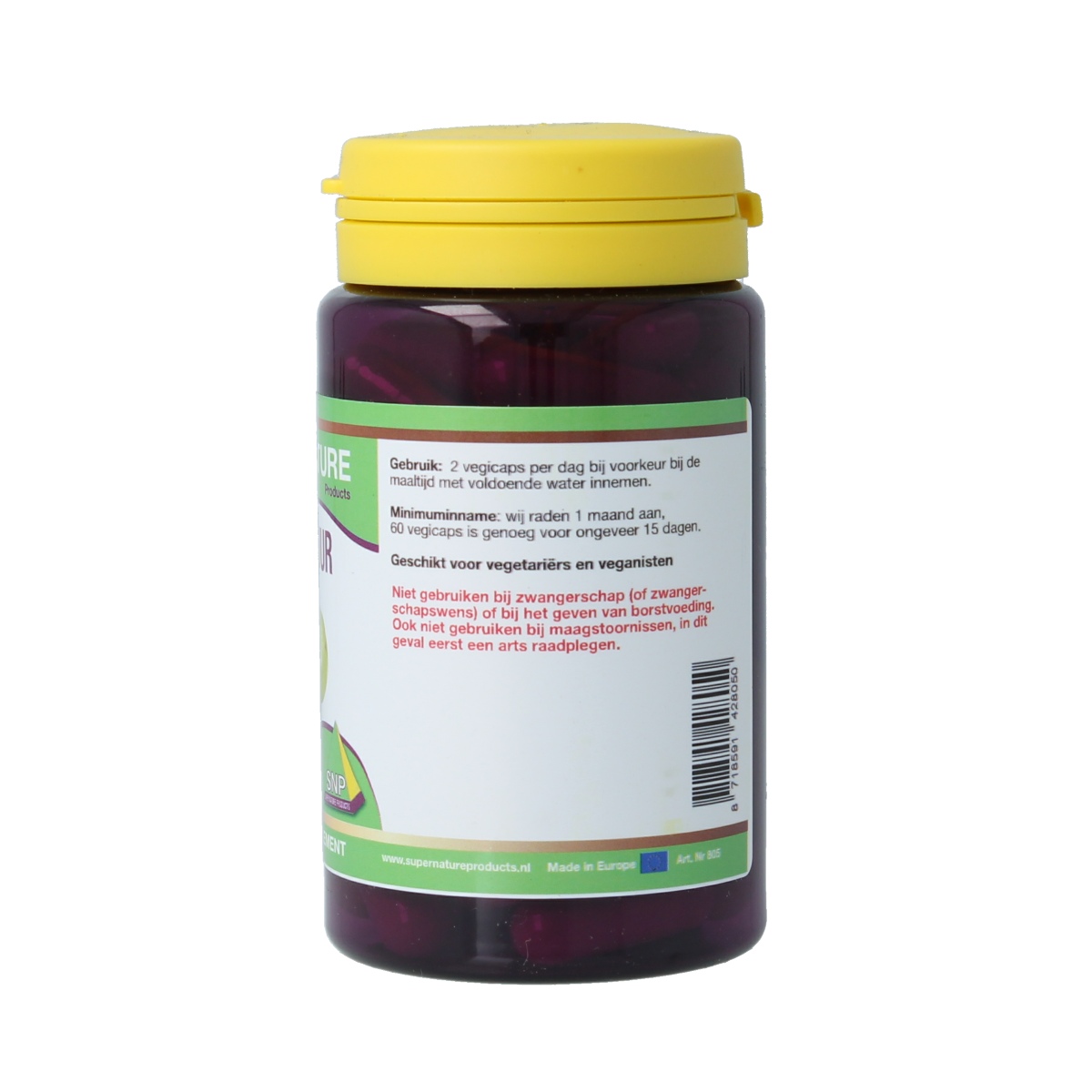SNP Amla puur 60.00 Vegetarische capsules