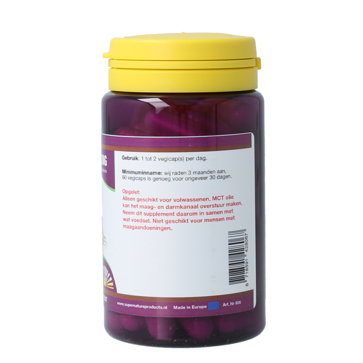 SNP MCT Keto 60.00 Vegetarische capsules