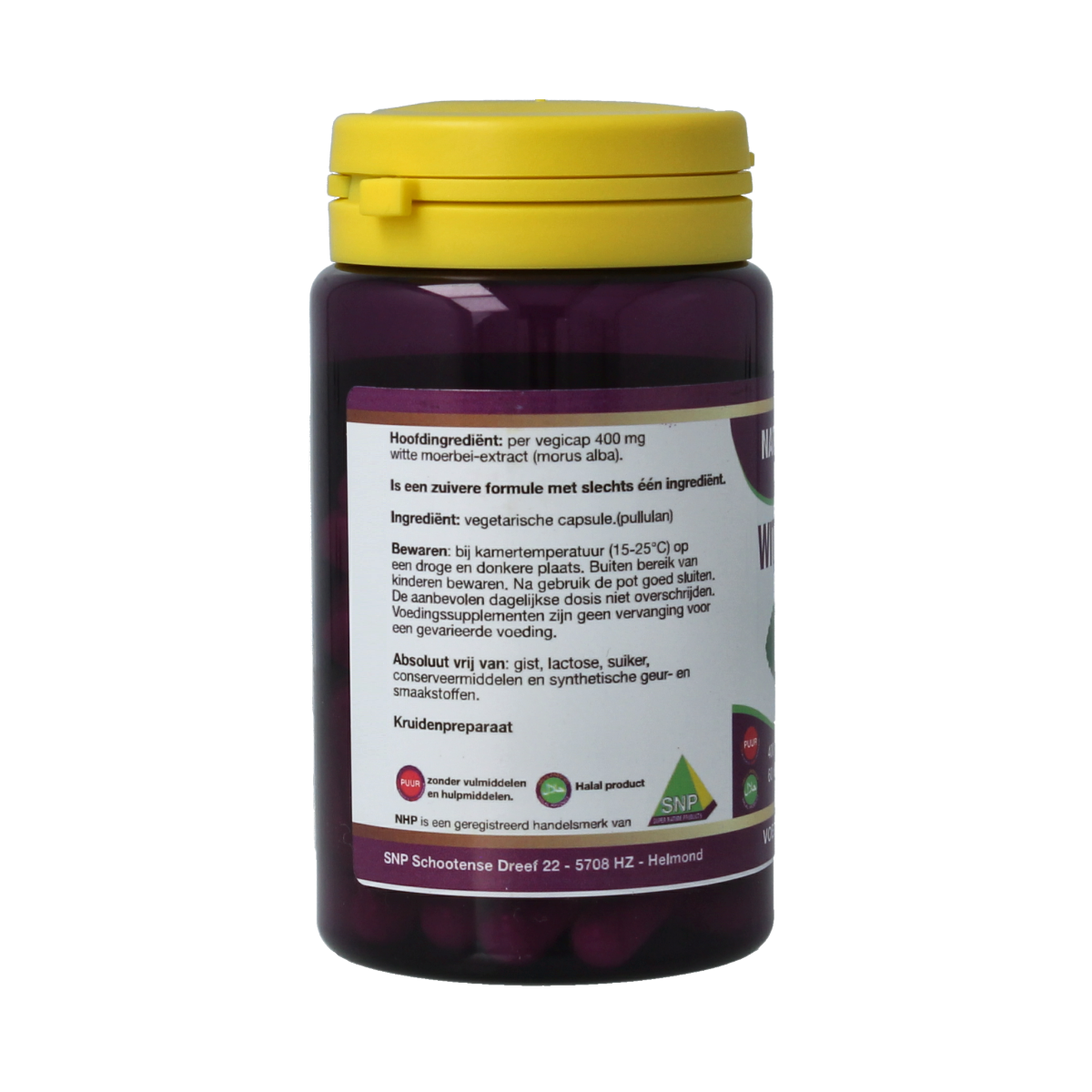 SNP Witte moerbei puur 60.00 Vegetarische capsules
