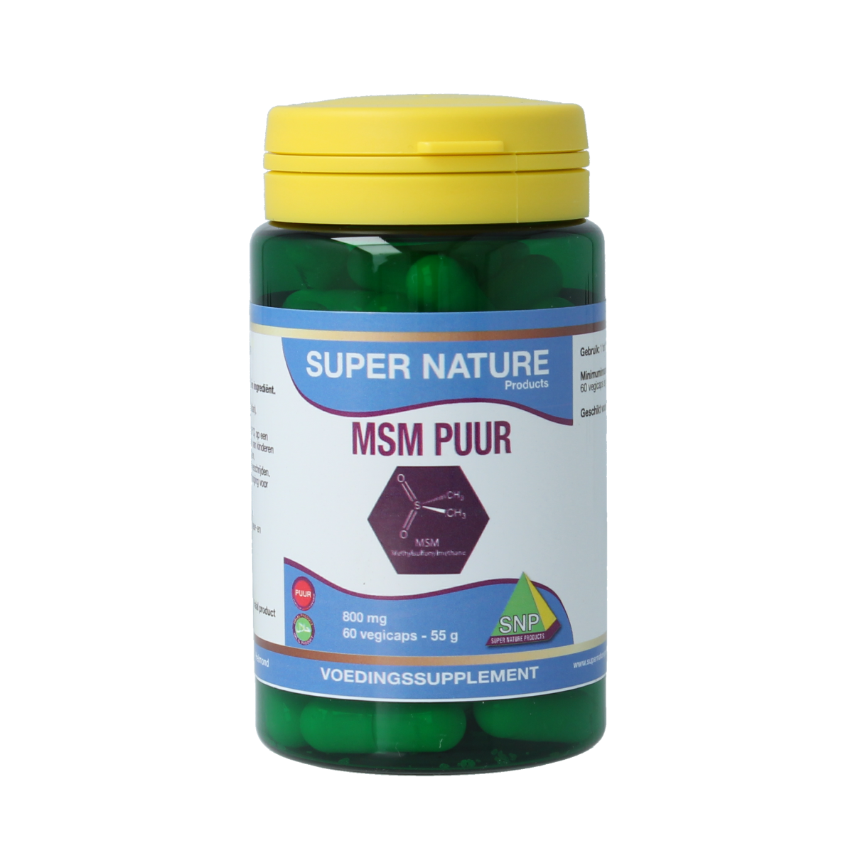 SNP MSM puur 60.00 Vegetarische capsules