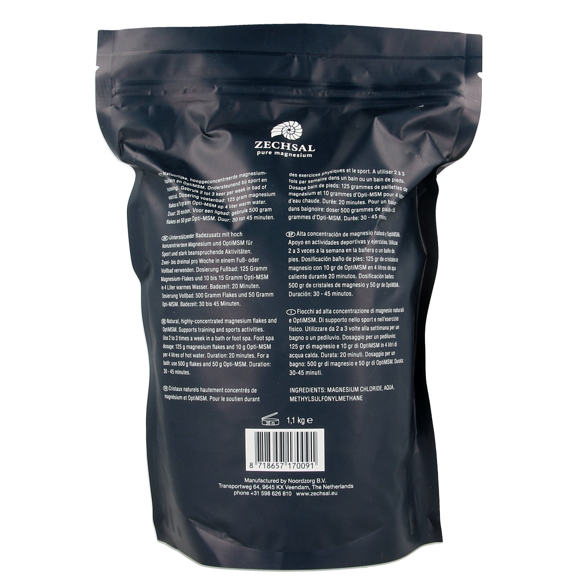 Zechsal Sport magnesium & opti MSM 1100.00 Gram
