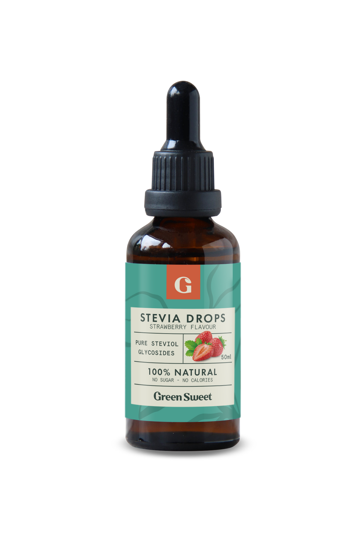 Green Sweet Vloeibaar stevia aardbei 50.00 Milliliter