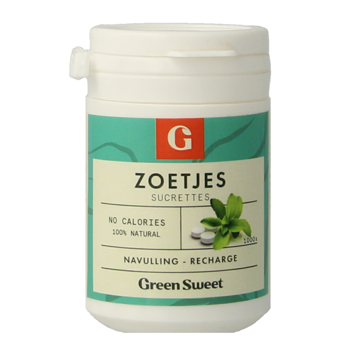 Green Sweet Zoetjes navulverpakking 1000.00 Stuks