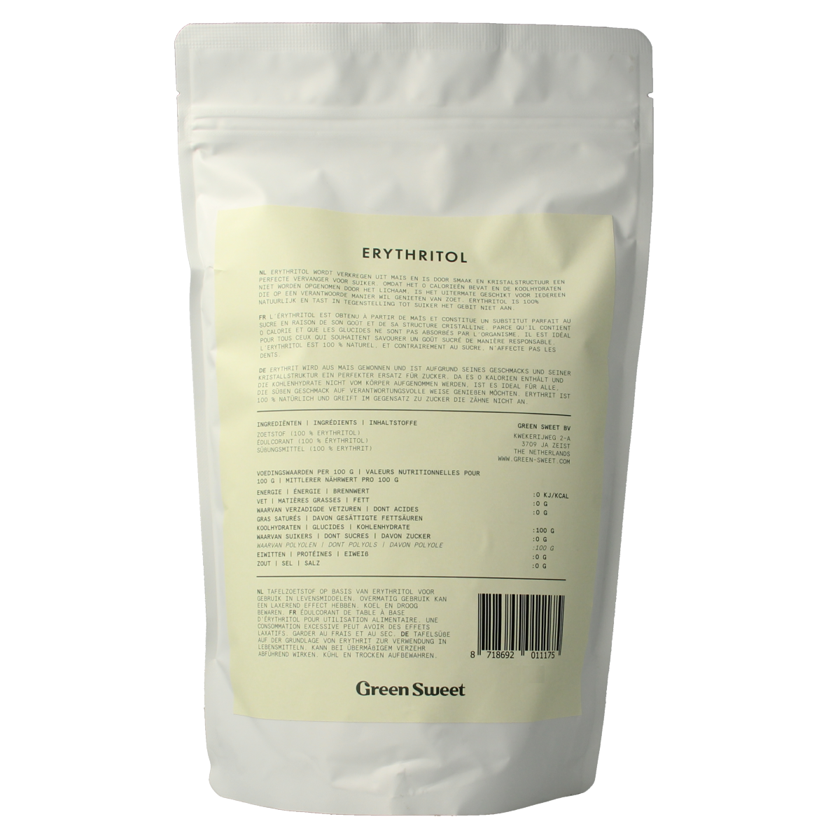 Green Sweet Erythritol 1000.00 Gram