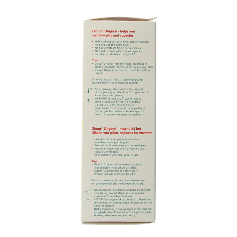 Gloup Original medicatie inname gel aardbei banaan 75 Milliliter