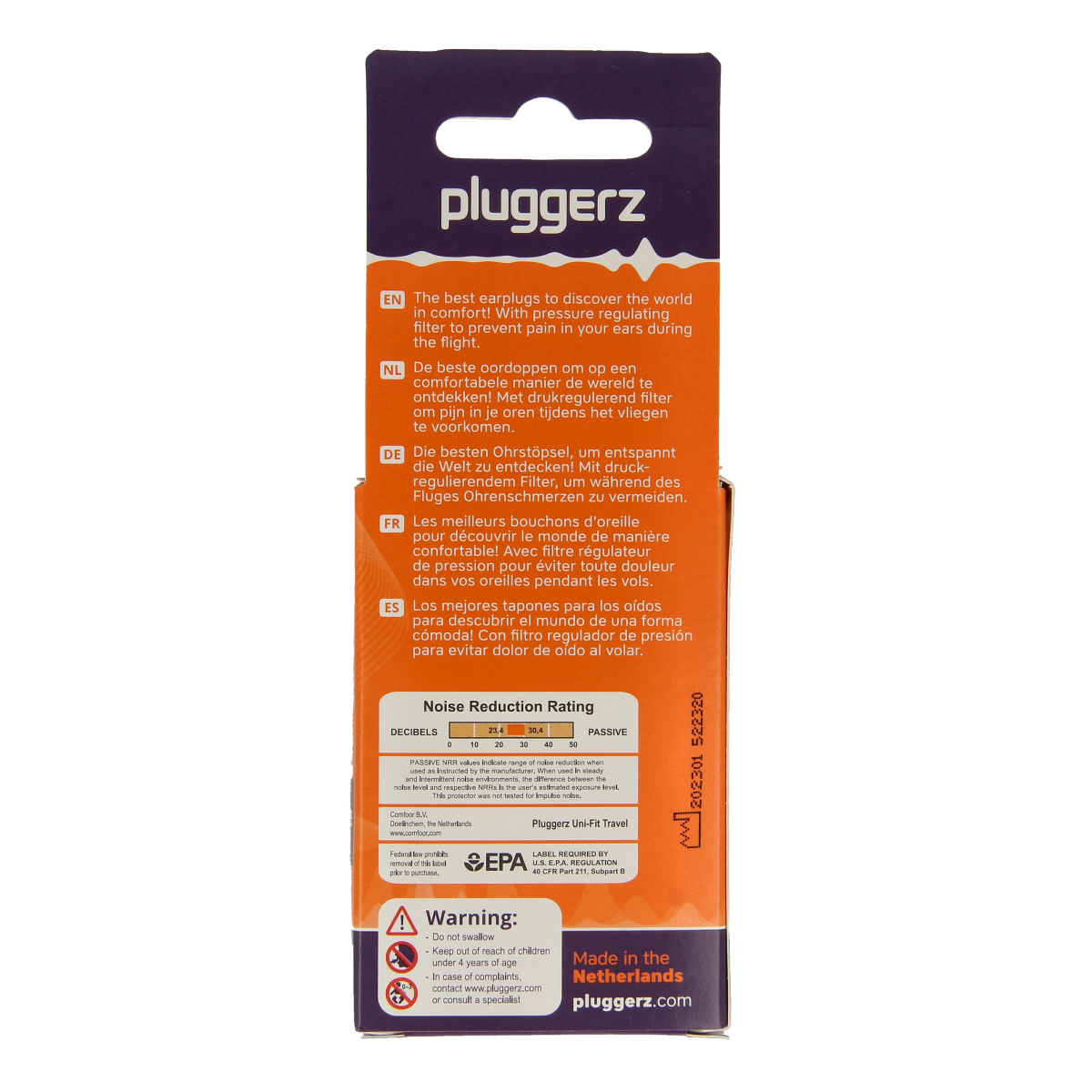 Pluggerz Enjoy travel 1.00 Paar
