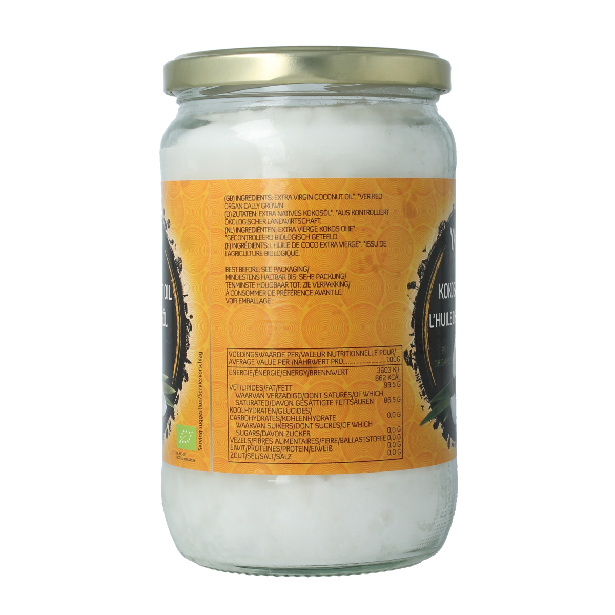 Yakso Kokosolie extra vierge bio 650.00 Milliliter