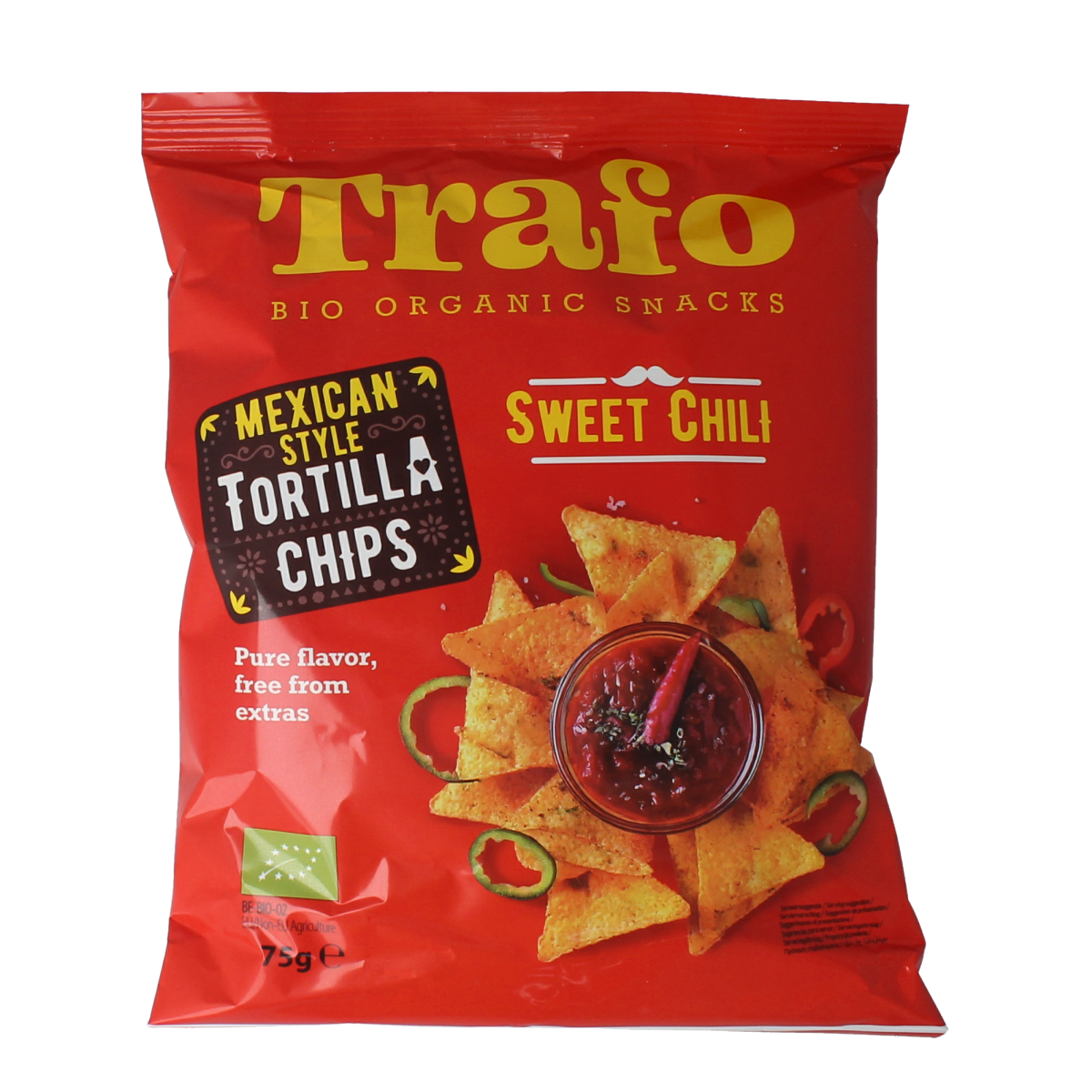 Trafo Tortilla chips chili  bio 75.00 Gram