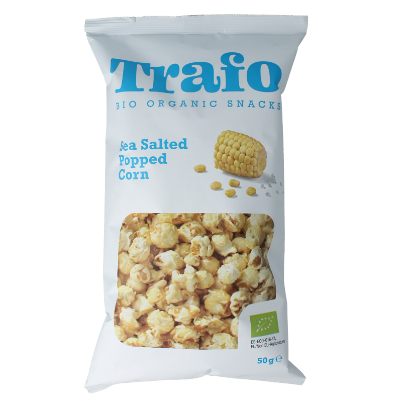 Trafo Popcorn zout bio 50 Gram