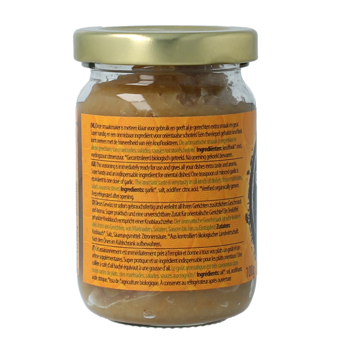Yakso Gehakte knoflook bio 100.00 Gram