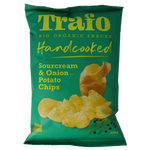 Trafo Chips handcooked sour cream & onion bio 125 Gram
