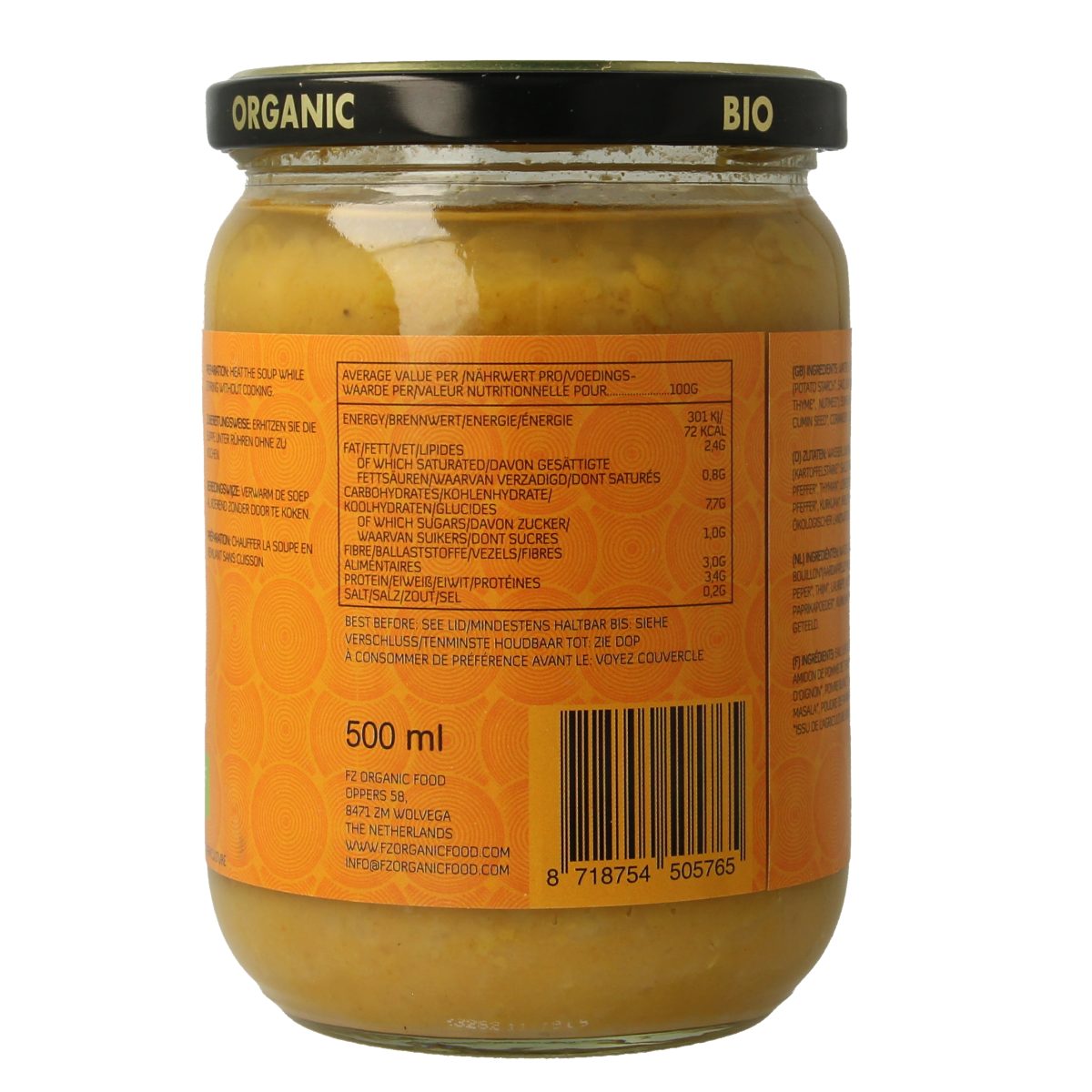 Yakso Dahl bio 500.00 Milliliter