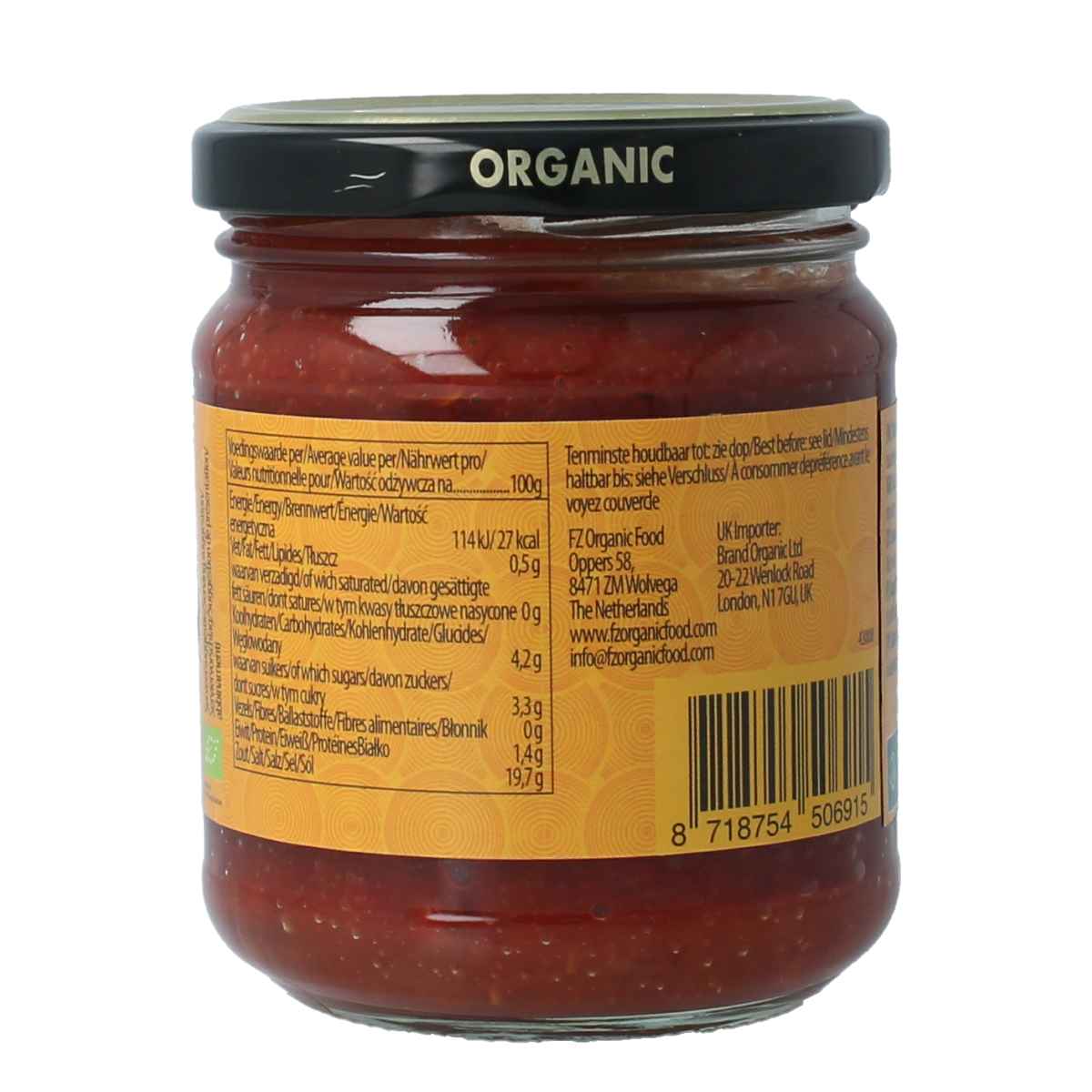 Yakso Sambal oelek bio 200.00 Gram