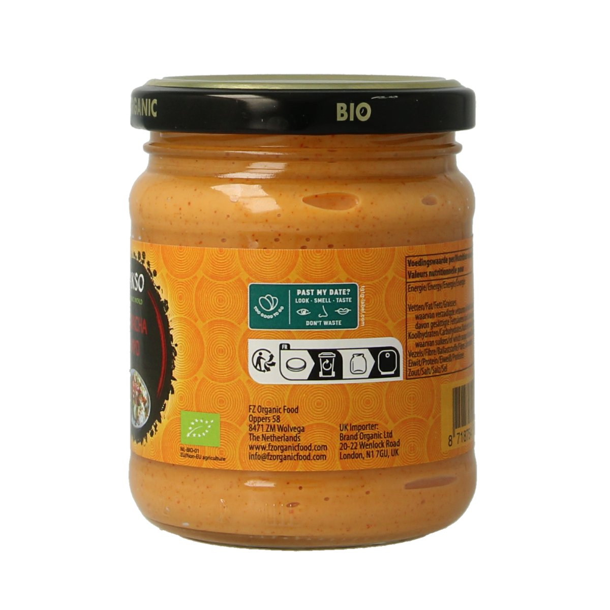 Yakso Sriracha mayonaise bio 200.00 Gram