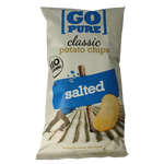Go Pure Chips naturel gezouten bio 125.00 Gram