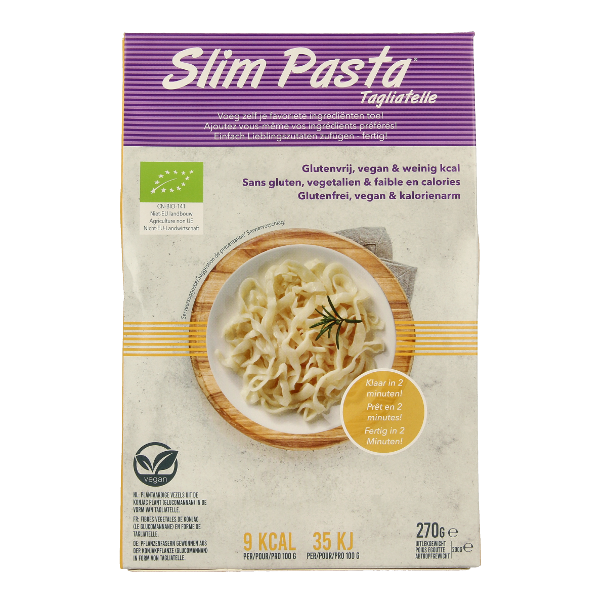 Slim Pasta tagliatelle bio  270.00 Gram