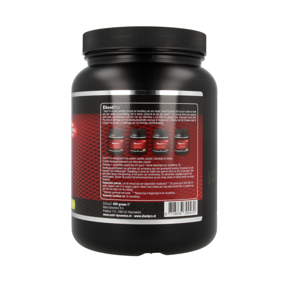 Dieet Pro Stevia banaan 400.00 Gram