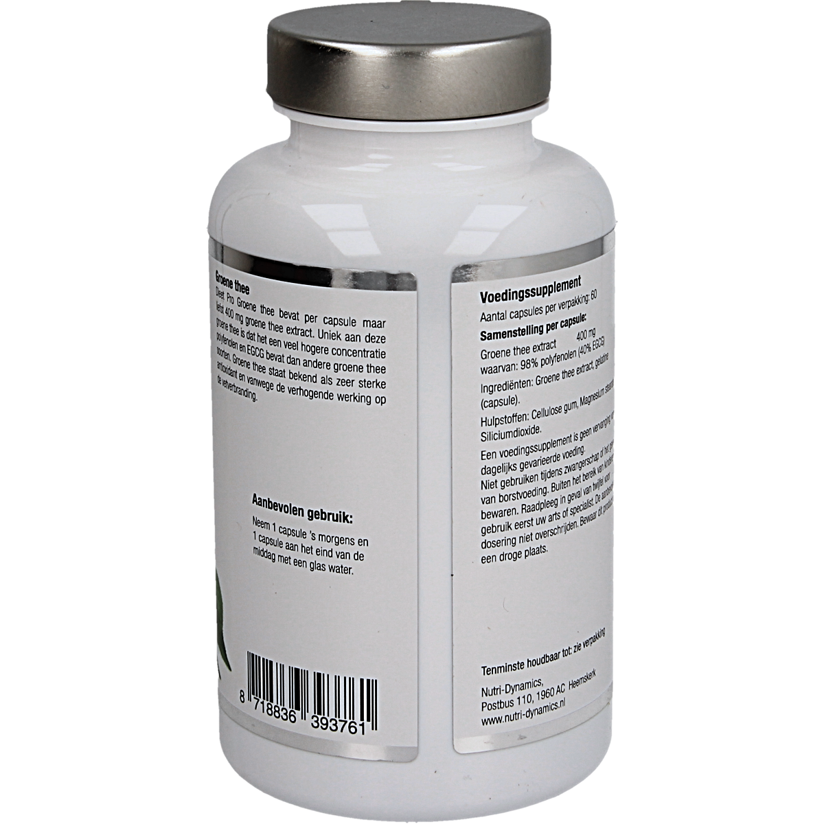 Dieet Pro Groene thee capsules 60.00 Capsules