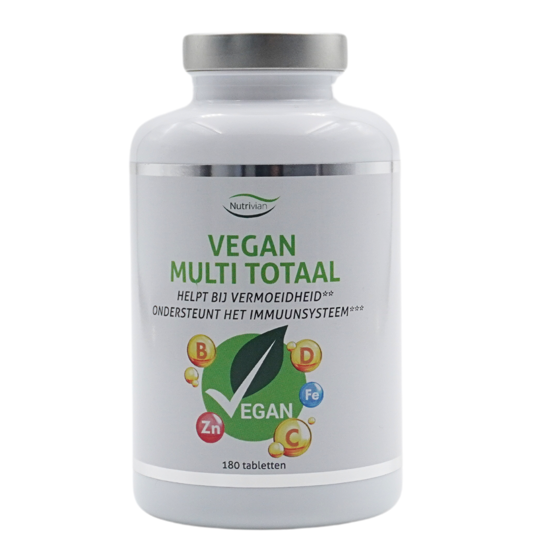 Nutrivian Multi totaal vegan 180.00 Tabletten