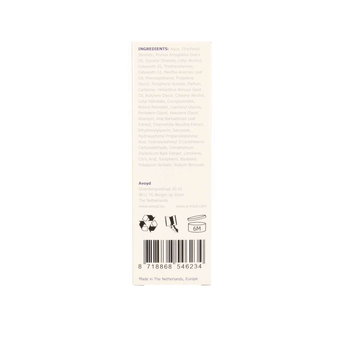 Avoyd Immaculate man 50.00 Milliliter