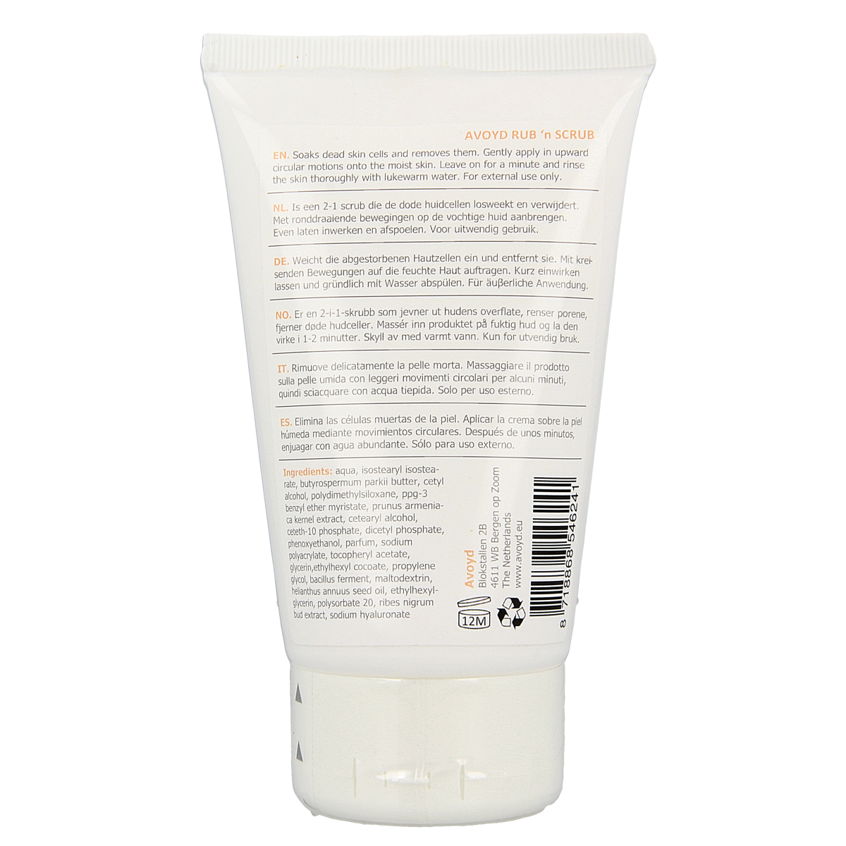 Avoyd Face & body scrub 125.00 Milliliter