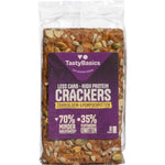 TastyBasics Low carb-high protein crackers zonnebl/pompoenpit 200.00 Gram