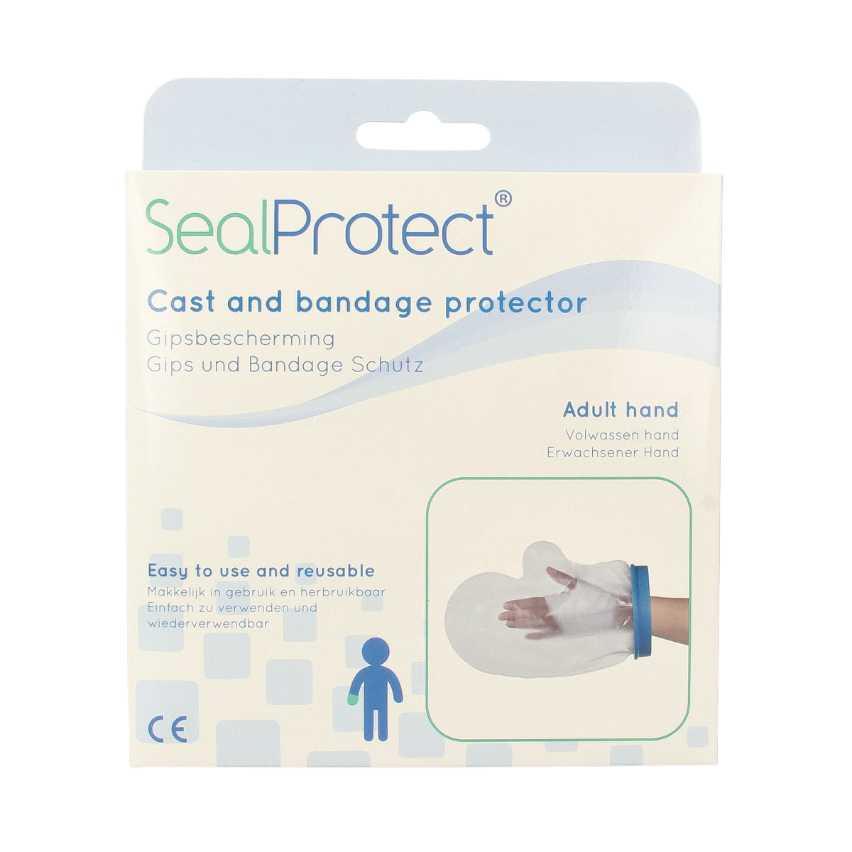 Sealprotect Volwassen hand/kind arm S 1.00 Stuks