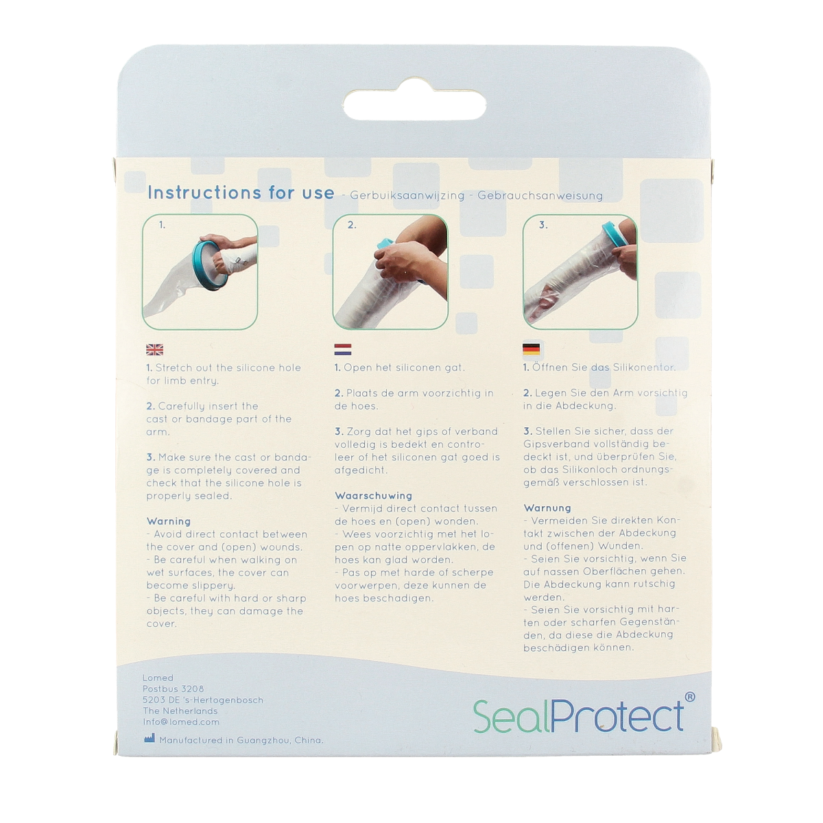 Sealprotect Volwassen hand/kind arm S 1.00 Stuks