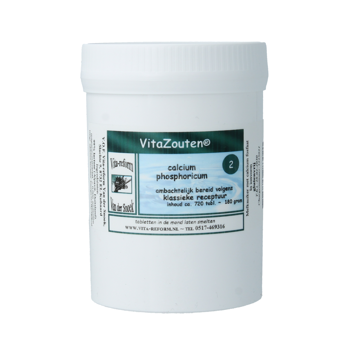 Vitazouten Calcium phosphoricum VitaZout nr. 02 720.00 Tabletten