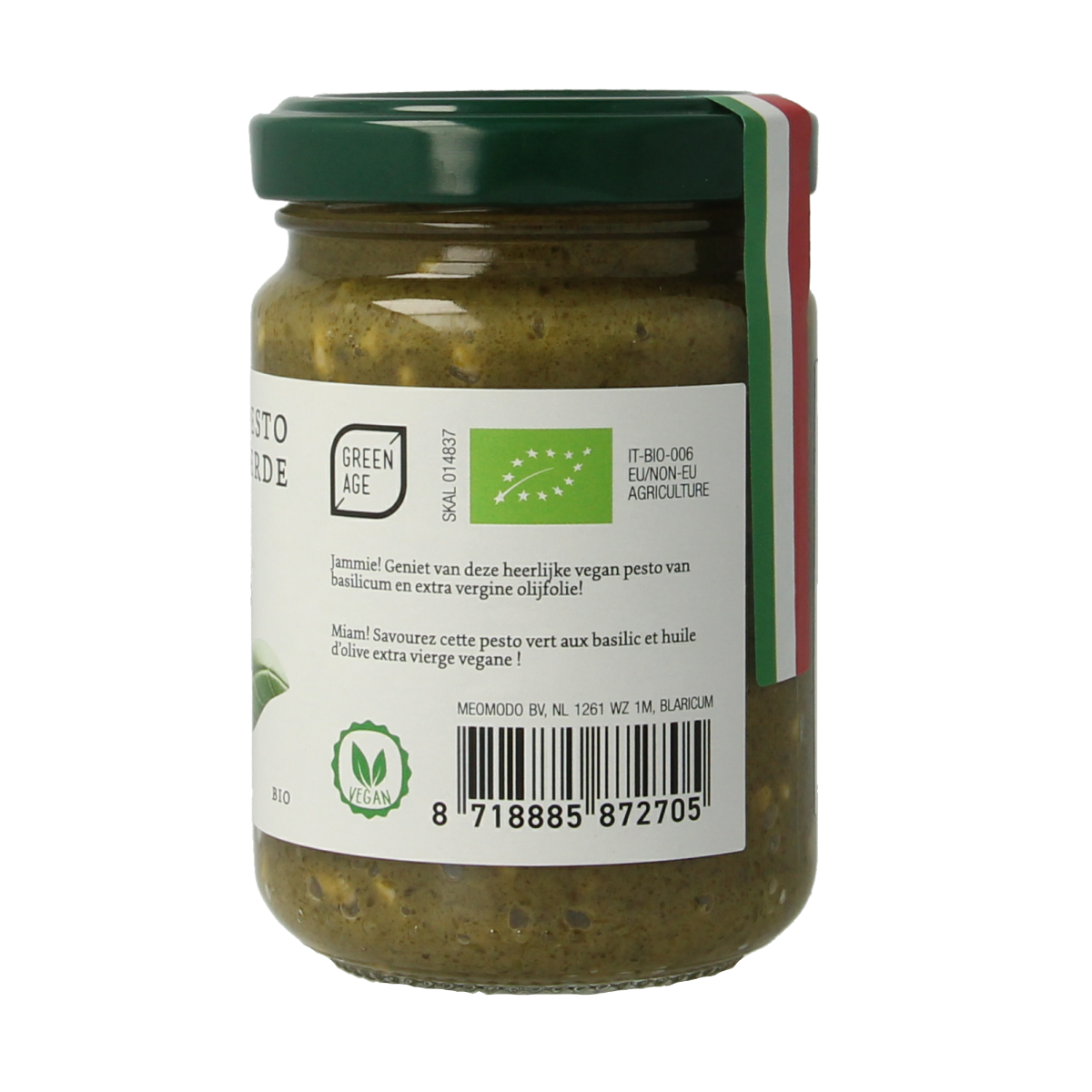Greenage Groene pesto bio 140.00 Gram