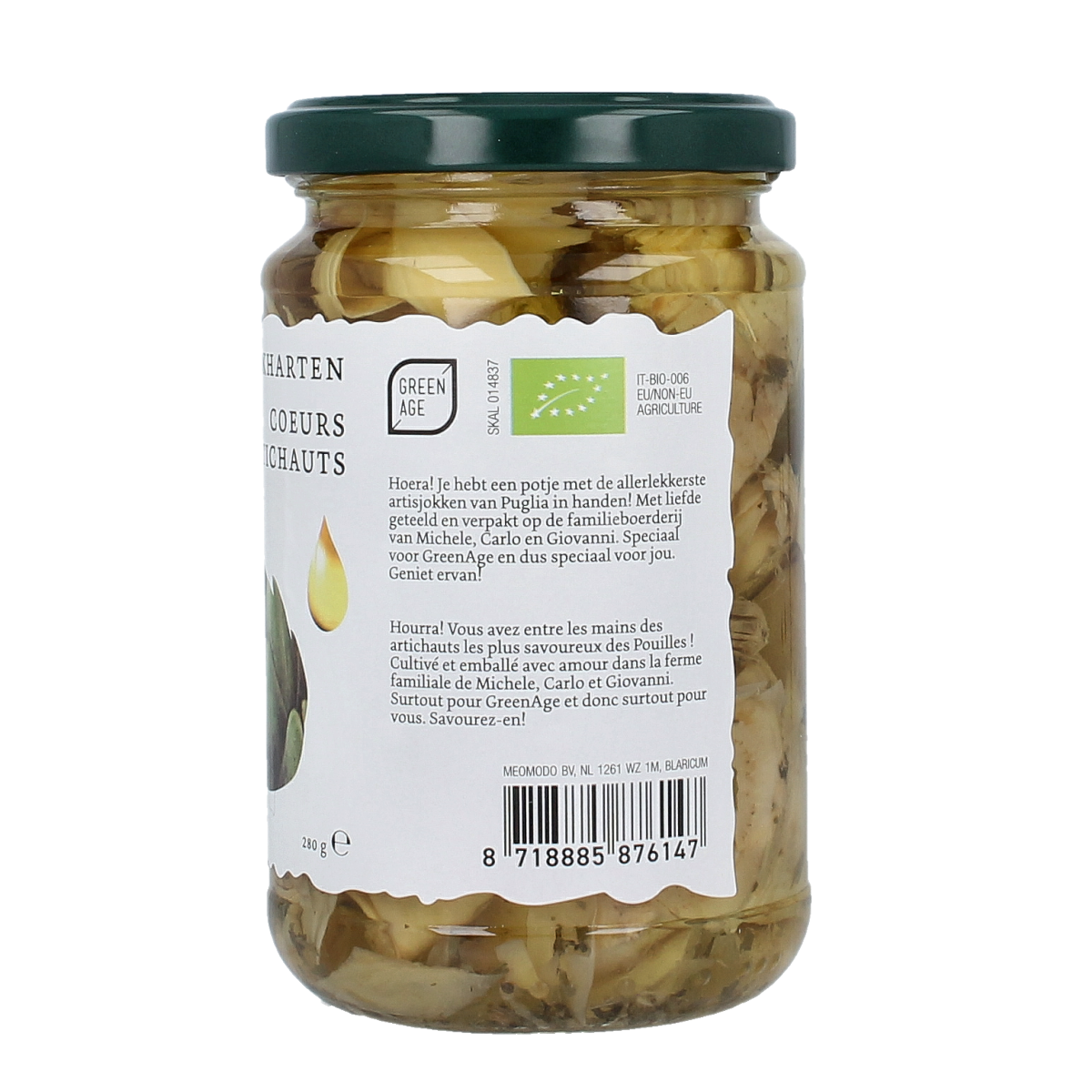 Greenage Artisjokharten bio 280.00 Gram