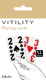 Vitility Speelkaarten XL 2.00 Stuks