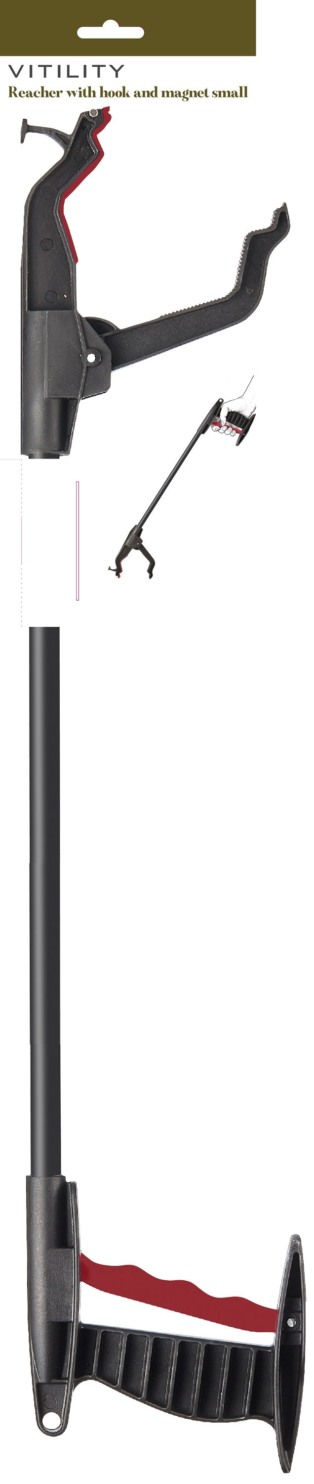 Vitility Grijper handi 61cm met haak en magneet  1.00 Stuks