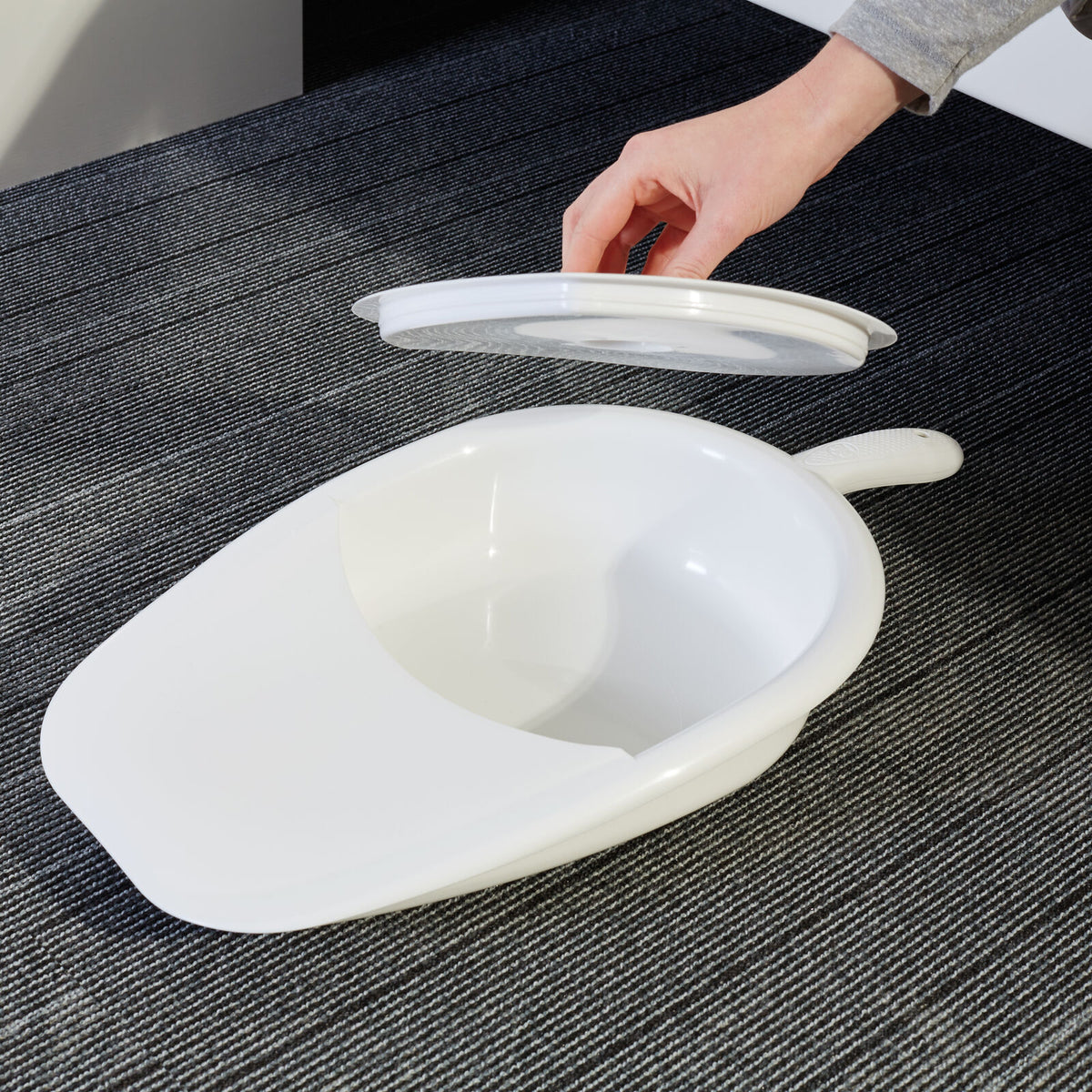 Vitility Bedpan met deksel  1 Stuks