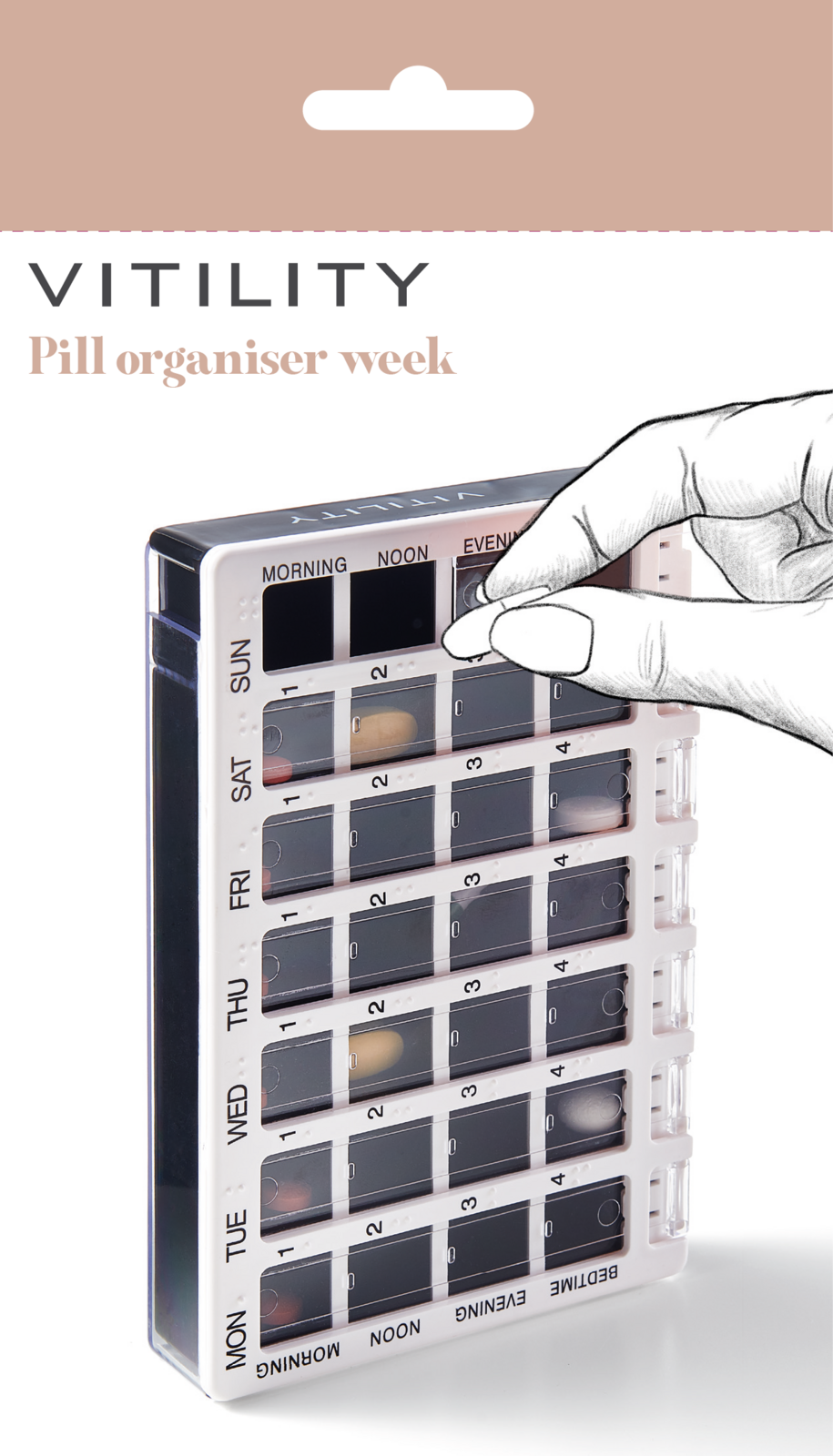 Vitility Medicijncassette week 1.00 Stuks