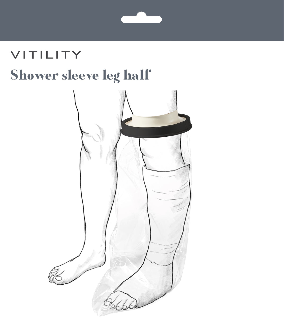 Vitility Douchehoes been half 1.00 Stuks