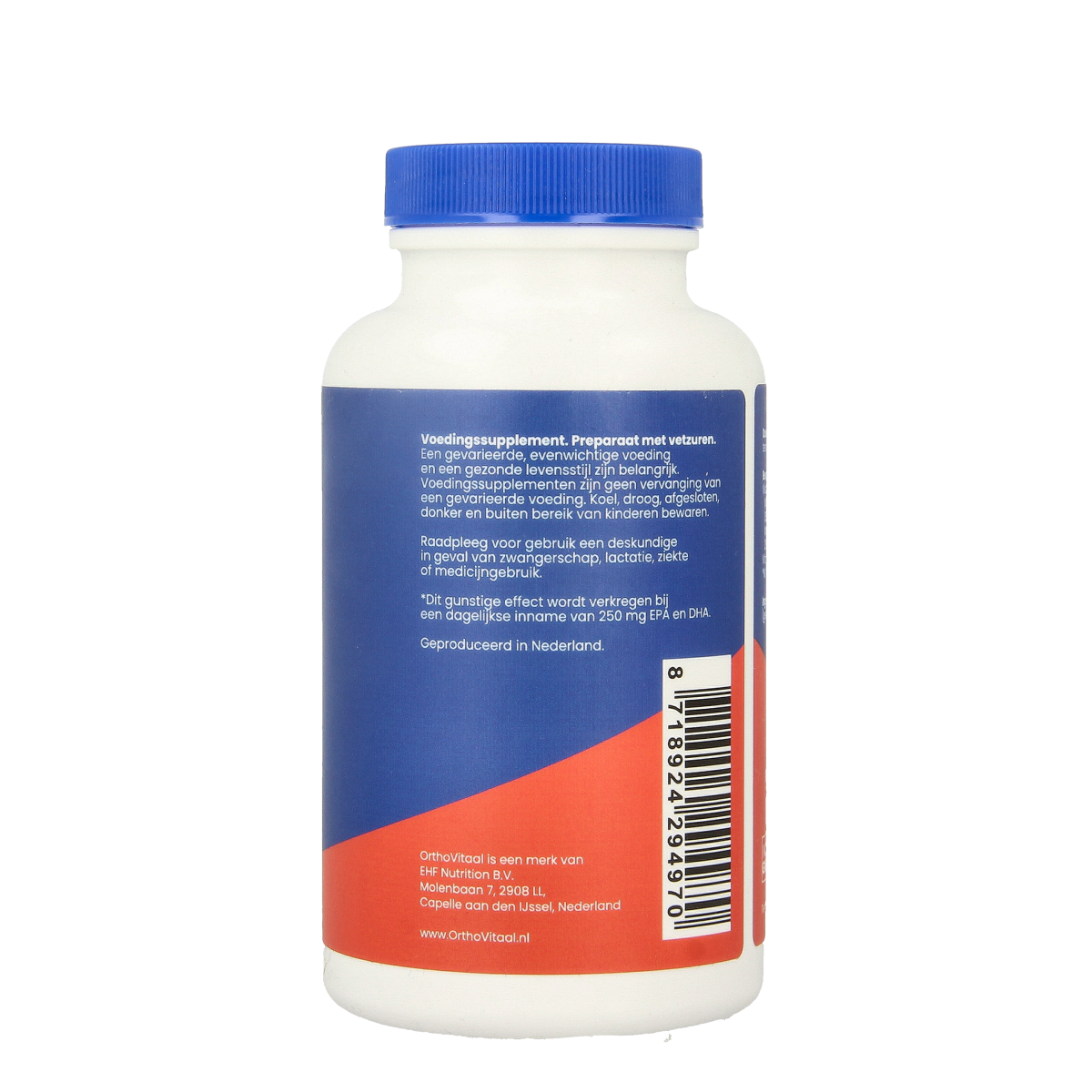 OrthoVitaal Visolie 1000mg EPA 35% DHA 25% 120.00 Softgels