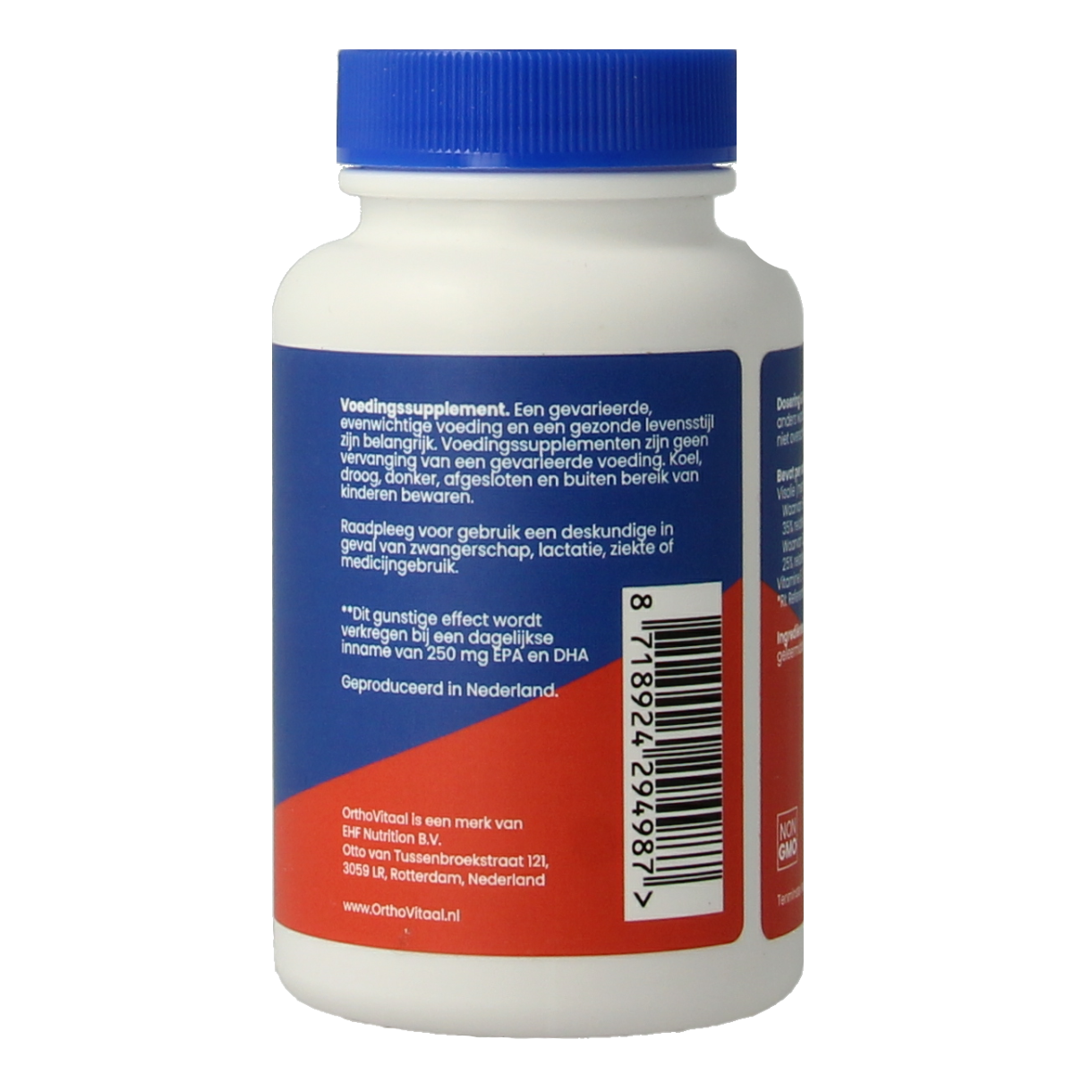 OrthoVitaal Visolie 1000mg EPA 35% DHA 25% 60.00 Softgels