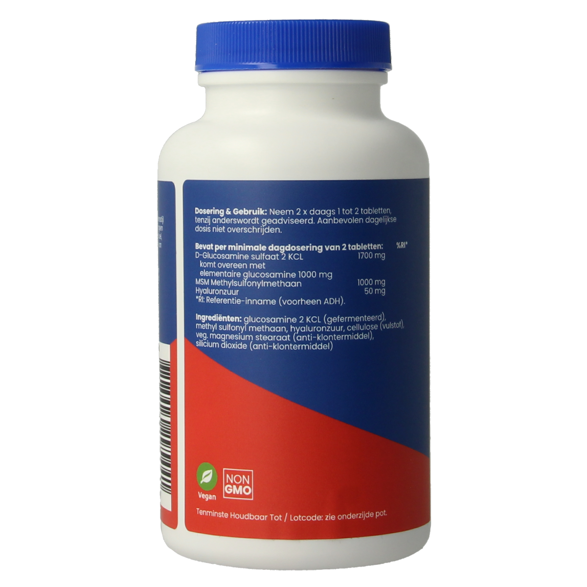 OrthoVitaal Glucosamine / MSM / Hyaluronzuur vegan 90.00 Tabletten