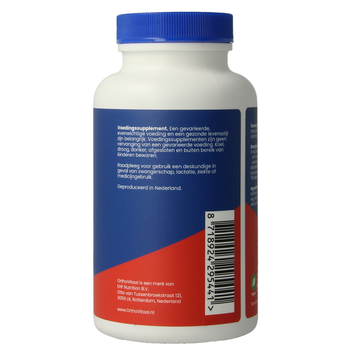 OrthoVitaal Glucosamine / MSM / Hyaluronzuur vegan 90.00 Tabletten