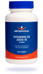 OrthoVitaal Vitamine D3 3000IE 120.00 Softgels