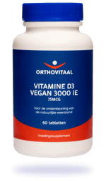 OrthoVitaal Vitamine D3 3000IE vegan 60.00 Tabletten