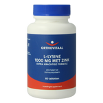 OrthoVitaal L-Lysine 1000mg met zink 60.00 Tabletten