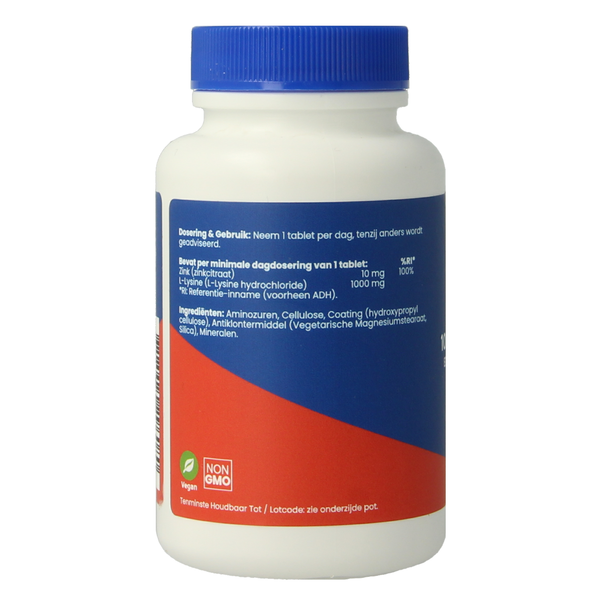 OrthoVitaal L-Lysine 1000mg met zink 60.00 Tabletten