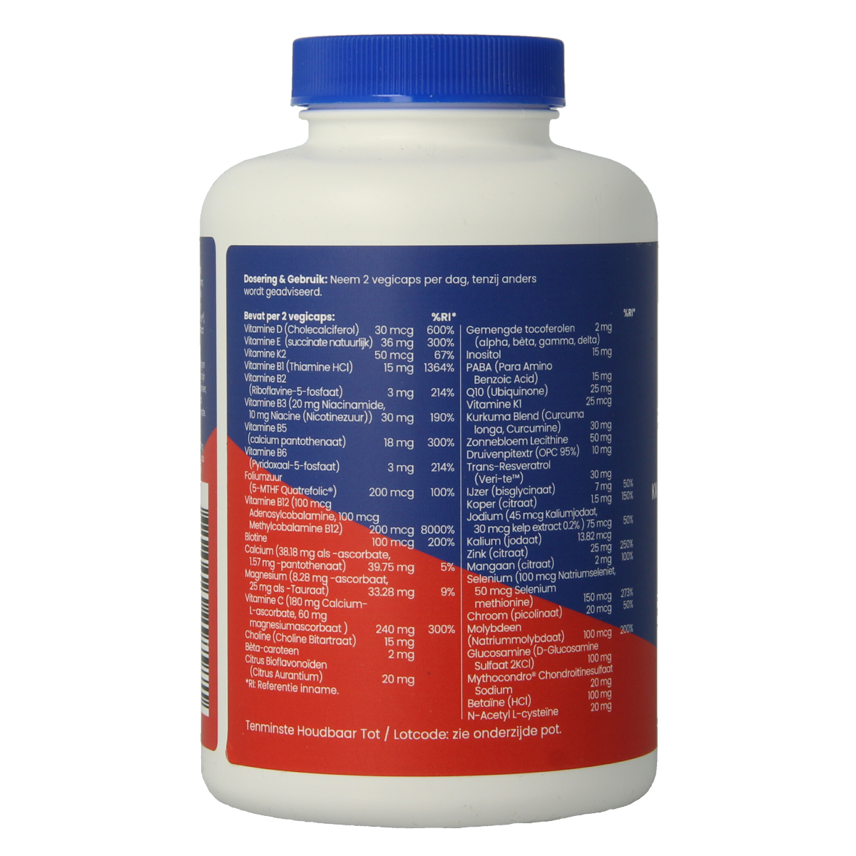 OrthoVitaal Ortho multi 60+ 120.00 Vegetarische capsules