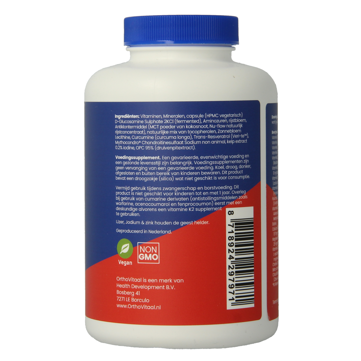 OrthoVitaal Ortho multi 60+ 120.00 Vegetarische capsules