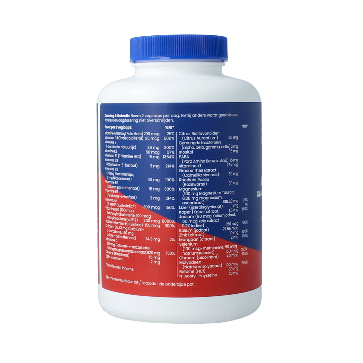 OrthoVitaal Ortho multi vrouw 120.00 Vegetarische capsules