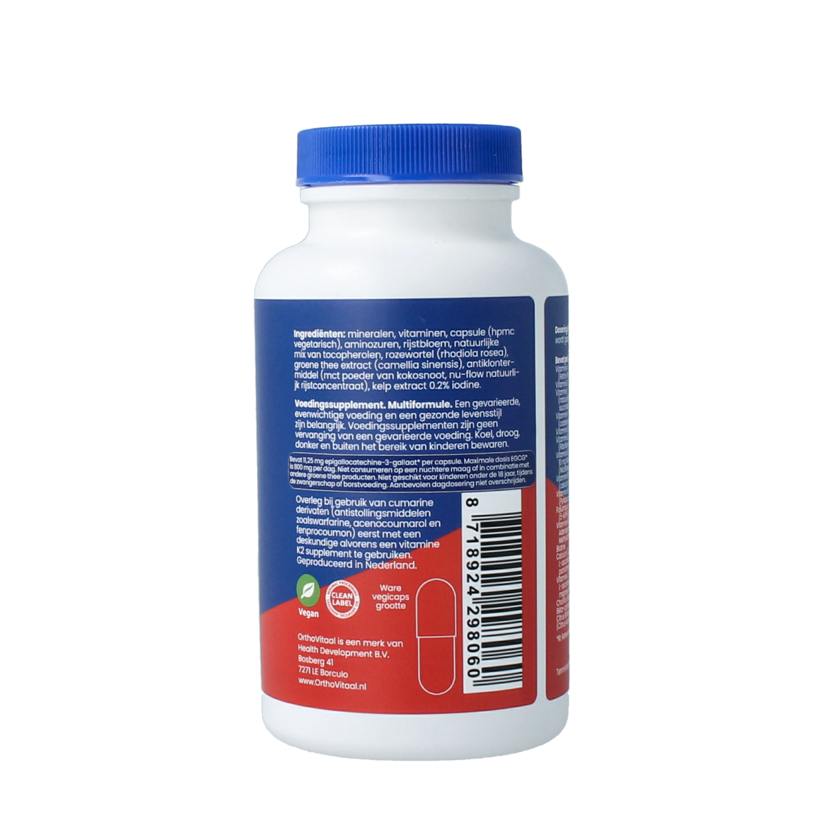OrthoVitaal Ortho multi vrouw 60.00 Vegetarische capsules